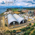 Space frame cement storage shed design in the Philippines